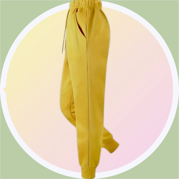 NEW Tappered Leg Brushed Fleece Lined Jogger Sweatpants - Picture 10 of 16